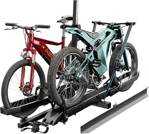 Ebike Rack with Ramp for Tow Hitch,300Lbs Load Capacity Heavy Duty E Bike - Picture 1 of 7