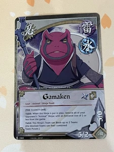 Naruto CCG, Gamaken, 1065, 1ª Edición, LP, Lámina - Imagen 1 de 2