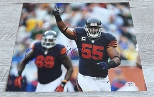 Lance Briggs Chicago Bears Autogramm signed 11x14 Foto PSA COA - Bild 1 von 5