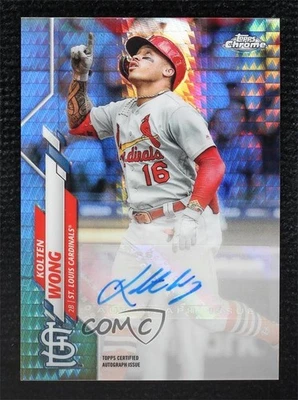 2020 Topps Chrome Atualização Target Prism Refractor /125 Kolten Wong #EUA-KWO Automático - Imagem 1 de 2