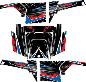 Polaris RZR 900 XP UTV Graphics Decal Kit 2011 2013 Voodoo Blue R Pro Armor No - Bild 1 von 1