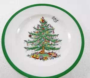 Plato de postre ensalada árbol de Navidad Spode 8 pulgadas S3324 - Imagen 1 de 2