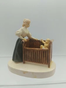 Sebastian Miniatures THE NINETIES GIBSON GIRL AT HOME Initialed  with sticker - Picture 1 of 6