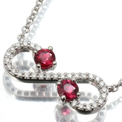 TIFFANY&Co. Colar ENCHANT genuíno rubi platina PT950 - Imagem 1 de 4