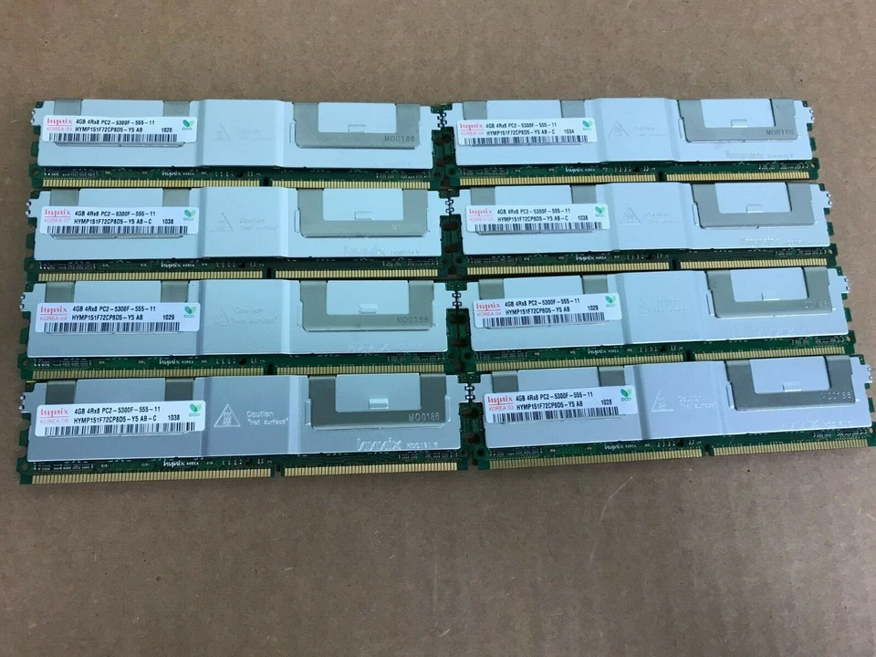 HP 32GB 8x4GB Ram FOR HP WORKSTATION XW6400 XW6600 XW8400 XW8600 1YEAR warranty - Image 1 of 3