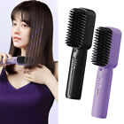 Portable Hair Straightening Brush Wireless Comb Mini USB-Rechargeable Heating