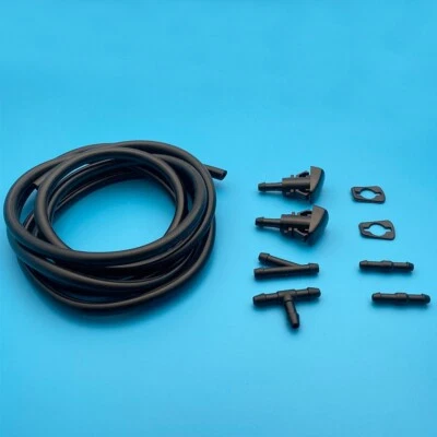 Universal Car Windshield Wiper Washer Squirter Nozzle Spray Jet Kit Fluid Hose U - Image 1 of 4