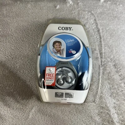 Auriculares estéreo digitales súper bajos COBY CV-H89 de colección con control de volumen nuevos en paquete Foto 1 de 4