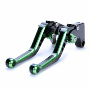 CNC Green Stort Brake Clutch Levers For Kawasaki Z1000SX/ninja 1000/Tourer 17-20 - Foto 1 di 8