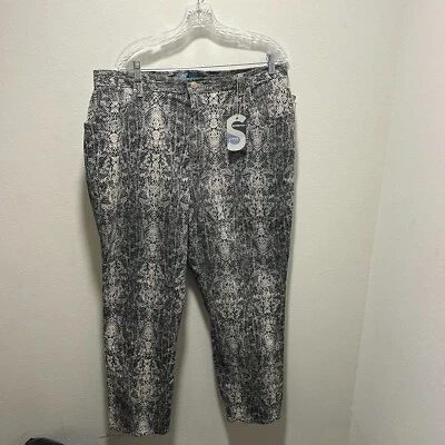 Pantalones Avenue Blues Estampado Piel de Serpiente - Talla 20W Foto 1 de 4