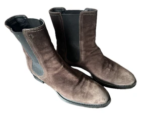 Tod's Tods Damen Stiefeletten Braun Preloved Größe 37,5 Braun Veloursleder Boots - Bild 1 von 10