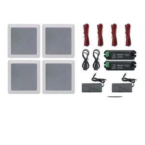 2X Herdio5.25" 320W Altavoces de techo bidireccionales Bluetooth sistema de sonido envolvente interior - Imagen 1 de 12