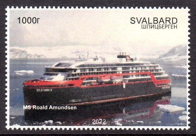 SELLOS LOCALES SVALBARD SPITSBERGEN 2022 CRUCERO ROALD AMUNDSEN MNH Foto 1 de 1
