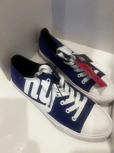 New York Giants NFL Unisex Logo Canvas Sneakers Size 7 & 8 - Picture 1 of 4