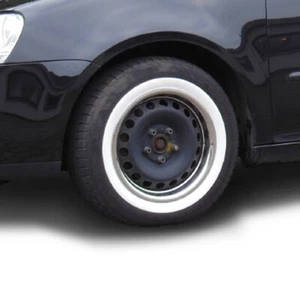 4x Weißwandringe 15" Zoll passend für VW Polo T1 T2 T3 T4 T5 T6 Weißwandreifen - Bild 1 von 7