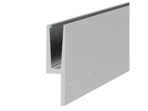 Aluminium Ganzglasgeländer Oberverankerung Set mit Dichtung Glas T17,52mm L5m NE - Bild 1 von 3