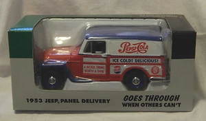 Liberty 1953 Jeep Panel Delivery Die-Cast Metal Body 1/25 Scale Bank (NEU) - Bild 1 von 4