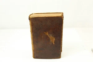 Antique Bible Dated 1853 With Leather Covers New York American Bible Society - Picture 1 of 12