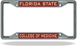 Florida State MEDICINE License Plate Frame - Picture 1 of 1