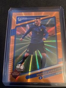 2021-22 Panini Donruss Road to Qatar MARCO VERRATTI #83 ORANGE LASER SP Italy
