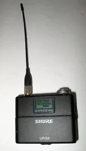 SHURE UR1M-J5 578-638 MHz Wireless Bodypack Transmitter for UR4S, UR4D J5 band - Picture 1 of 4
