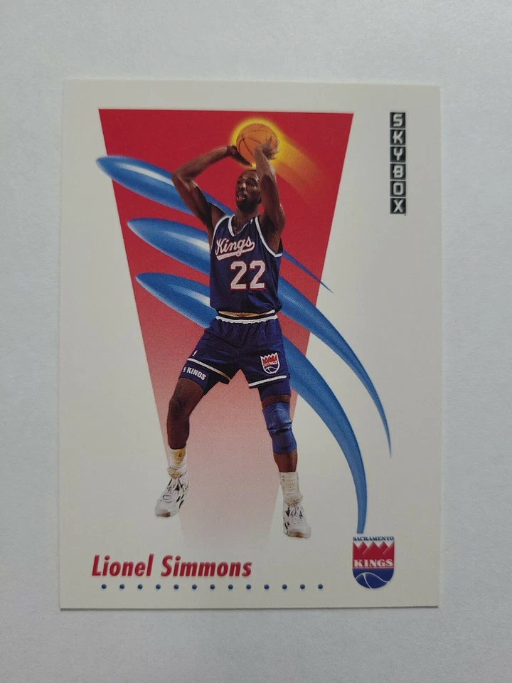 LIONEL SIMMONS 1991-92 SKYBOX BASKETBALL CARD # 250 E5117 - Image 1 of 1