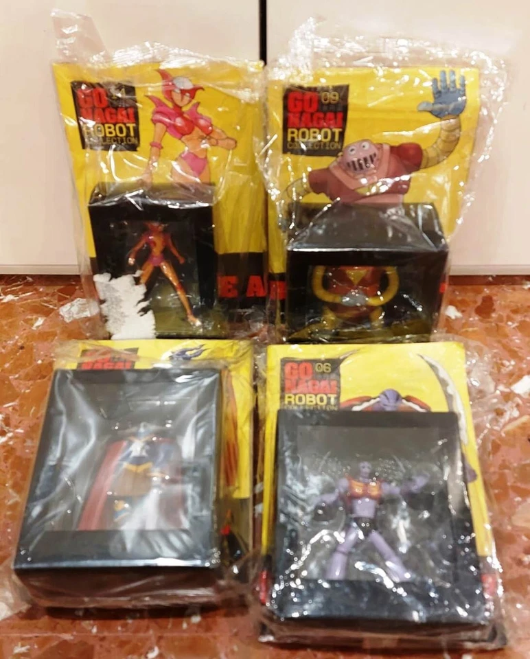 go nagai collection 2013 set quatto robot 6 9 10 e 14 nuovi sigillati occasione - Immagine 1 di 1