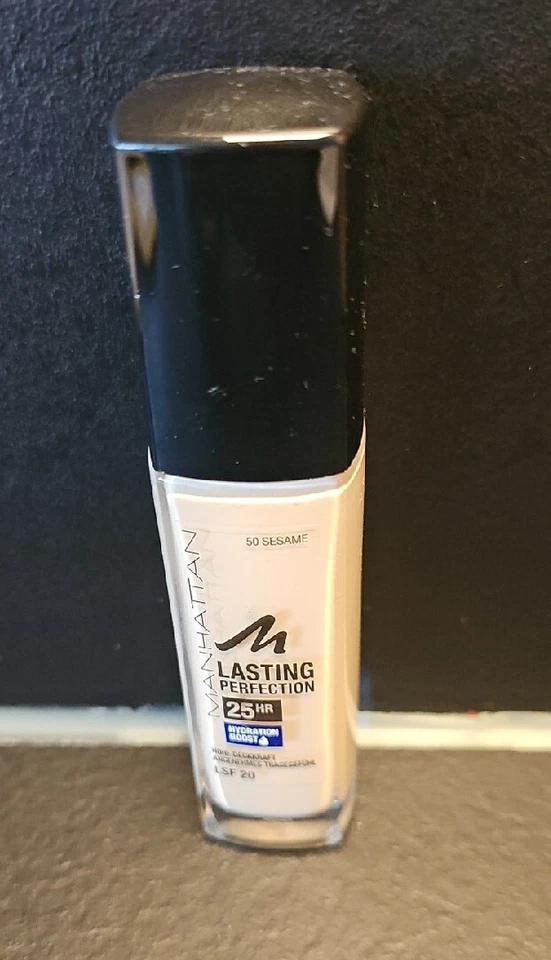 MANHATTAN  LONGLASTING 25H  FOUNDATION  NEU NR 50 SESAME - Bild 1 von 1