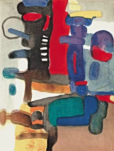 Maurice ESTÈVE : 1962 - Lithographie (lithograph) - Imagen 1 de 1