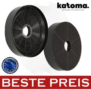 Rund Kohlefilter mit Aktivkohle für "VERTICAL" Dunstabzugshaube ⌀13cm - Bild 1 von 2
