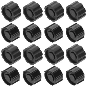 50PCS Syringe Tip Caps Useful Great Black Simple Sealing Good Excellent Needle - Picture 1 of 12