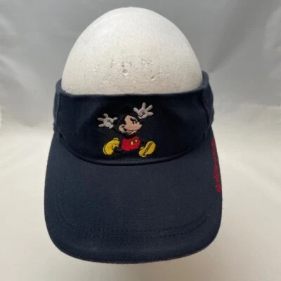Mickey Mouse Youth Sun Visor Golf Hat Adjustable Walt Disney World Navy Blue  - Image 1 of 4