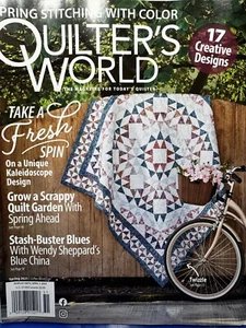 Quilter's World Magazine Spring 2025 ~ Take A Fresh Spin ~ 17 Creative Designs - Picture 1 of 1
