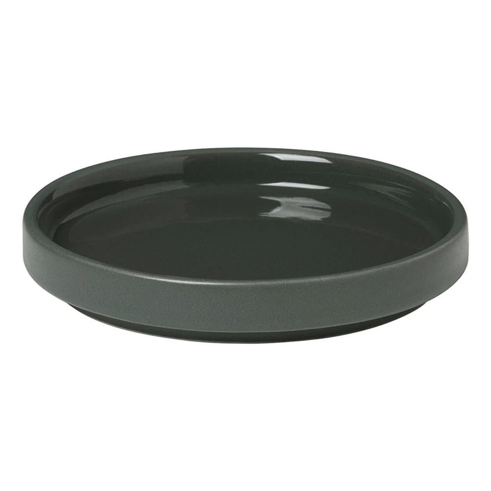 Blomus Pilar Assiette Plate Dîner Vaisselle Céramique Vert Agave 10 cm - Photo 1/1