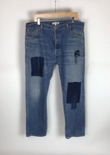 Re/Done Levi's Reconstructed Patchwork Jeans Men’s Size 34 x 28 Made in USA.