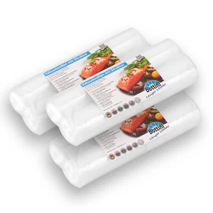 6 x Folienrollen 25 x 600 cm Vakuumierbeutel für Caso Lava Solis ProfiCook usw. - Bild 1 von 6