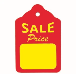 1000 Stk. Sale Price Kleidung Preisetikett Aufhänger Tagger Etiketten - Bild 1 von 1