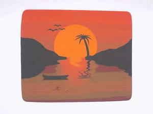 Sunset at the Beach- Mouse Pad - Picture 1 of 1