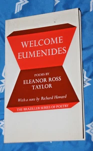 Eleanor Ross Taylor Welcome Eumenides Poems Book Autographed Peter Taylor - Picture 1 of 7