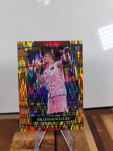 2022 PANINI SELECT WWE GRAYSON WALLER ROOKIE RC CONCOURSE ARANCIONE FLASH PRIZM #78 - Foto 1 di 2