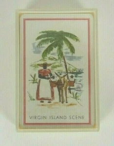 Carte da gioco vintage Isole Vergini sigillate in scatola di plastica originale - Foto 1 di 3