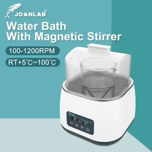 JOANLAB Digital Water Bath Magnetic Stirrer Thermostatic 5L Capacity WBS-6PRO - Picture 1 of 11