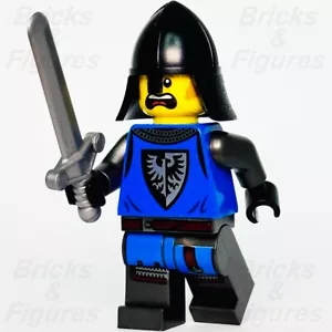 LEGO® Black Falcon Male Castle Minifigure Lion Knights 10305 cas574 Knight New - Picture 1 of 3