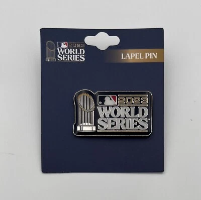 2023 WORLD SERIES - Lapel Pin - Texas Rangers vs Arizona Diamondbacks - OFFICIAL - Image 1 of 3