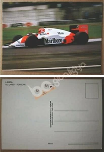 Cartolina NIKI LAUDA - MC LAREN PORSCHE MP 4/2 B - GP D'ITALIA MONZA - 1985  - Picture 1 of 1