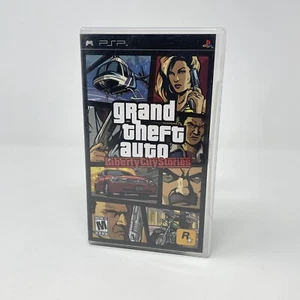 PSP Grand Theft Auto GTA Liberty City Stories Sony Complete w/ Map & Manual - Picture 1 of 5