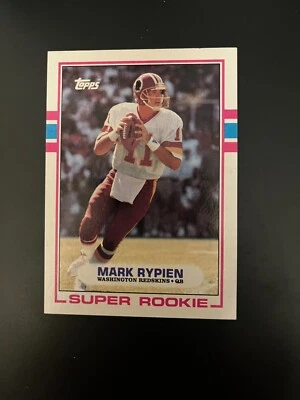 Mark Rypien 1989 Topps Rookie Card and more Vintage Rooke cards - Image 1 of 4