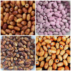 Rice Beads, Mottled, Drizzle, Pink, Brown, Orange, 7.5mm, Choose Your Colour - Picture 1 of 9