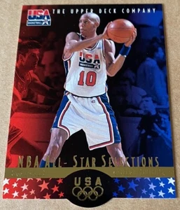 REGGIE MILLER HOF 1996 UPPER DECK USA BASKETBALL Card #15-3 Nuova Condizione MT - Foto 1 di 2