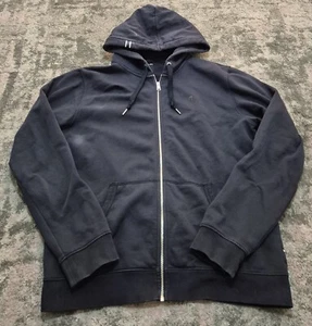 Mens Replay Full Zip Hoodie XL Navy - Picture 1 of 8